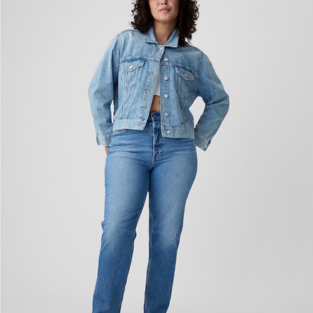 GAP High Rise Cheeky Straight Jeans Size 30/10 Regular